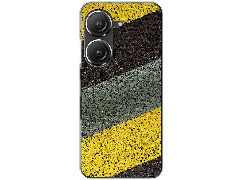 KÖNIG DESIGN Case, Backcover, Asus, Zenfone 9, Streifen Abstrakt