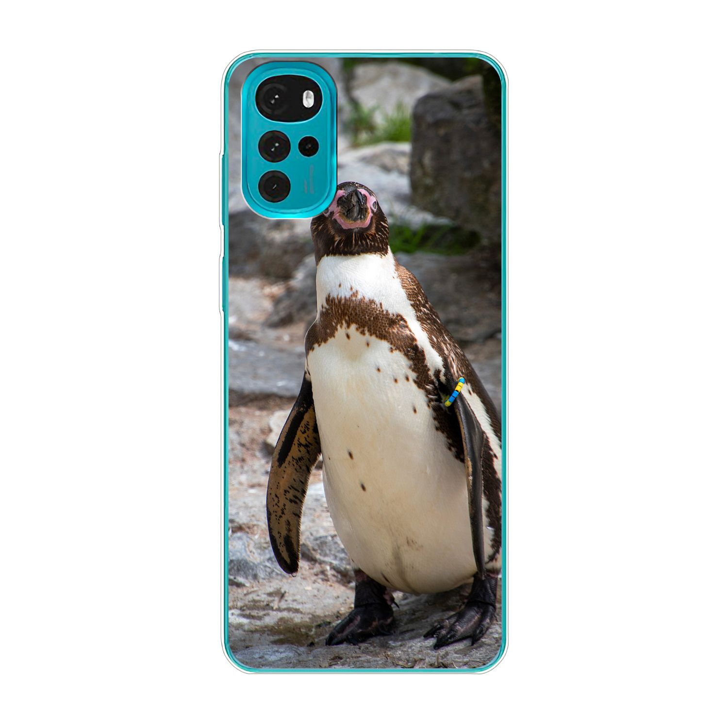 Case, DESIGN G22, Pinguin Moto Backcover, KÖNIG Motorola,