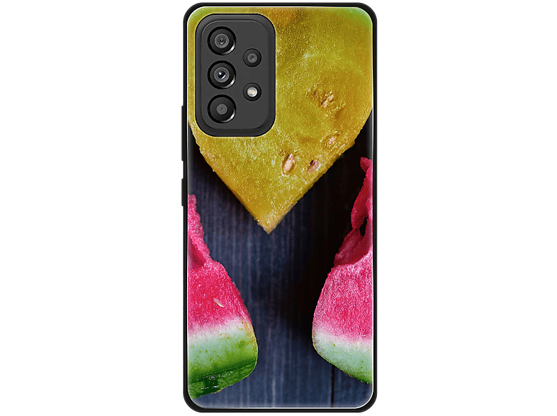 KÖNIG DESIGN Case, Backcover, Samsung, Galaxy A53 5G, Wassermelone