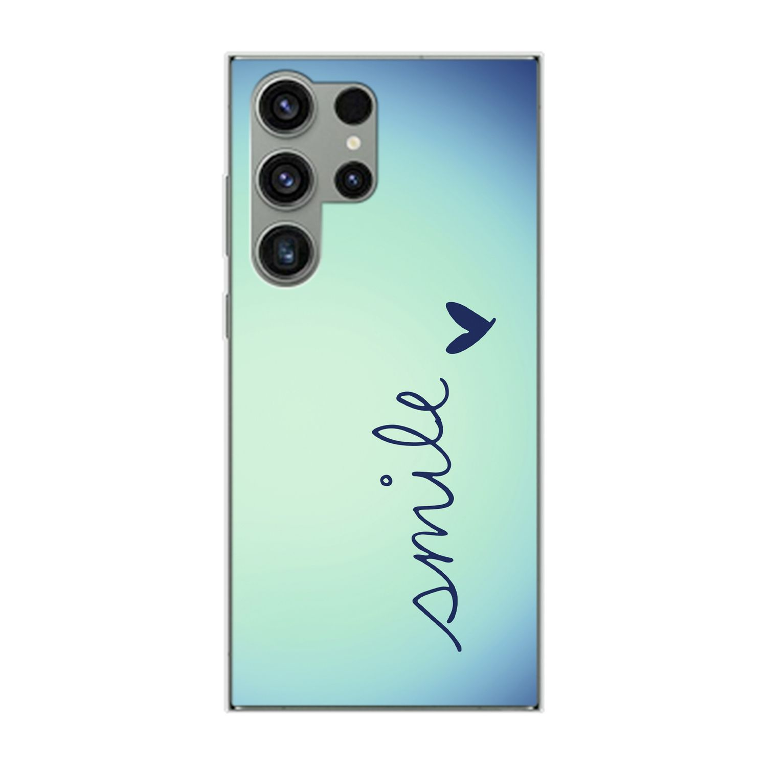 Ultra, DESIGN Blau Smile S23 Backcover, Samsung, KÖNIG Case, Galaxy