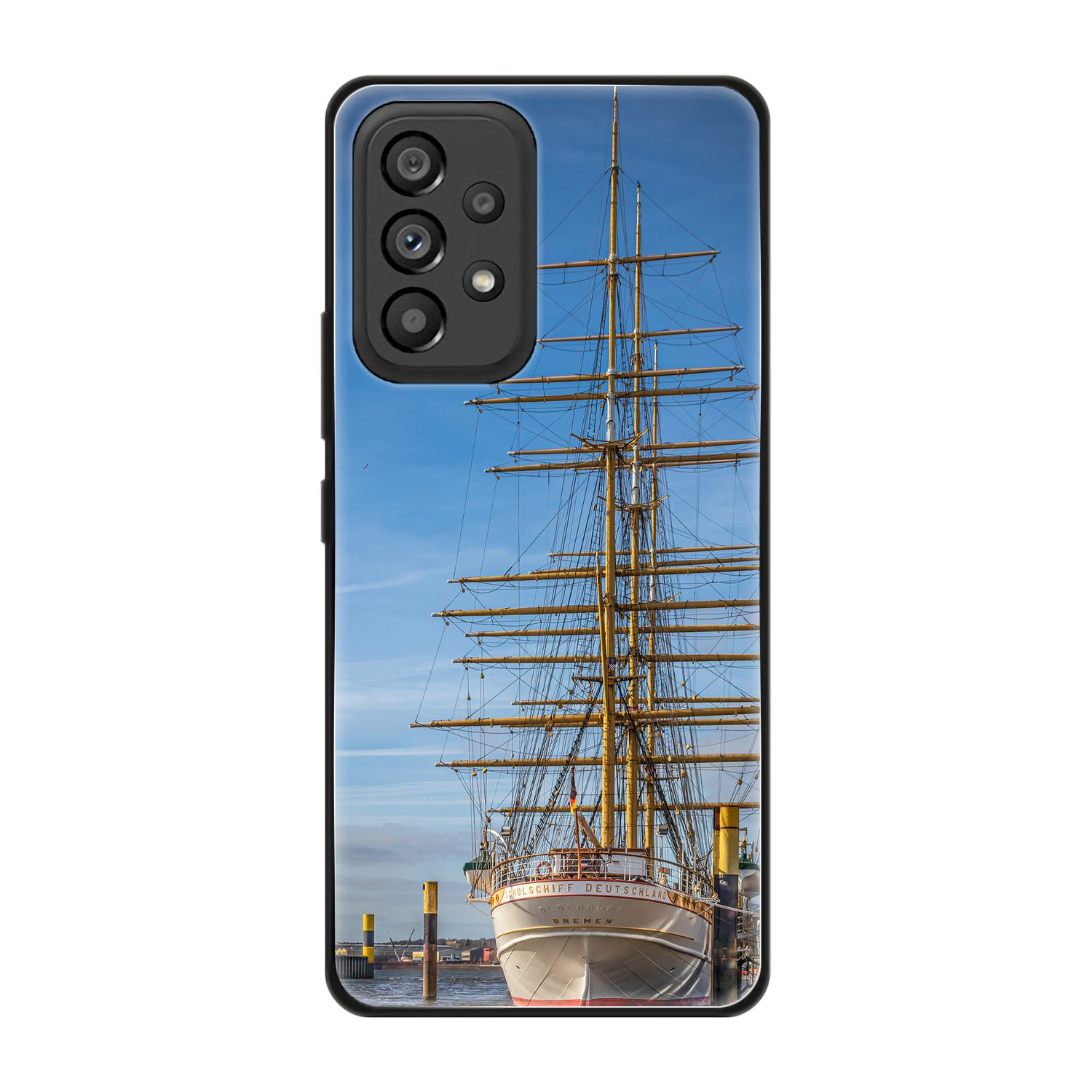 KÖNIG DESIGN Galaxy Segelboot Case, A53 5G, Samsung, Backcover