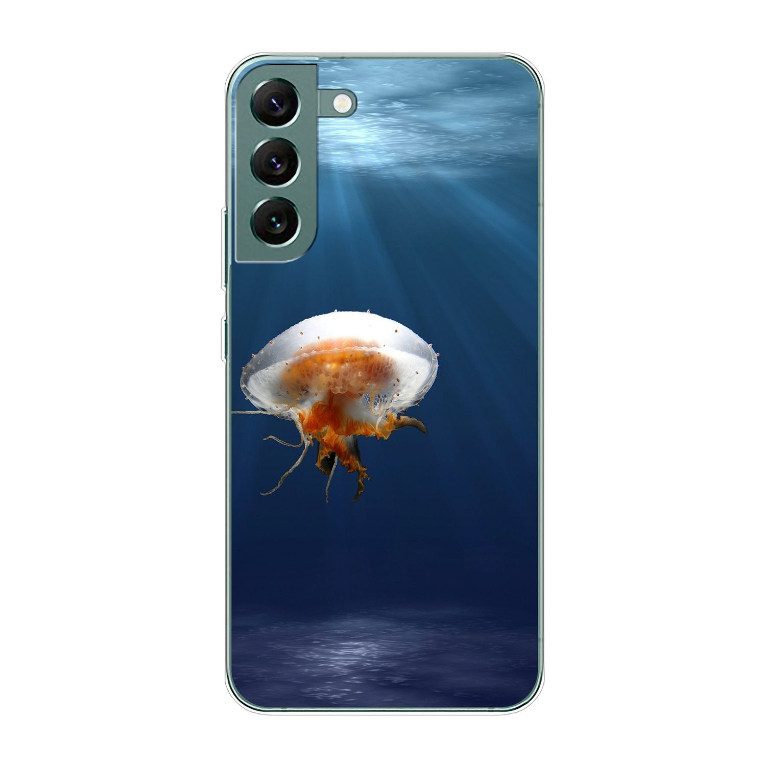 Case, Galaxy DESIGN Backcover, 5G, KÖNIG Samsung, S22 Plus Qualle