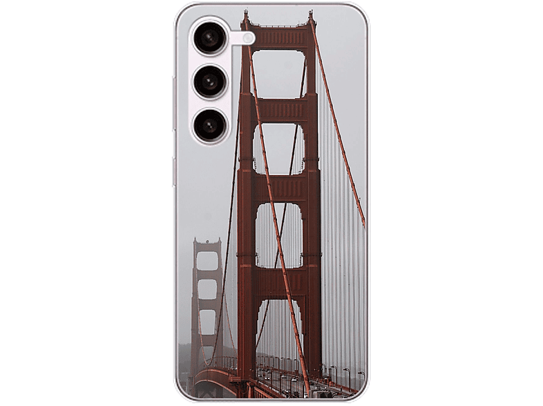 Samsung, Golden Gate Galaxy Case, S23, Backcover, Bridge KÖNIG DESIGN