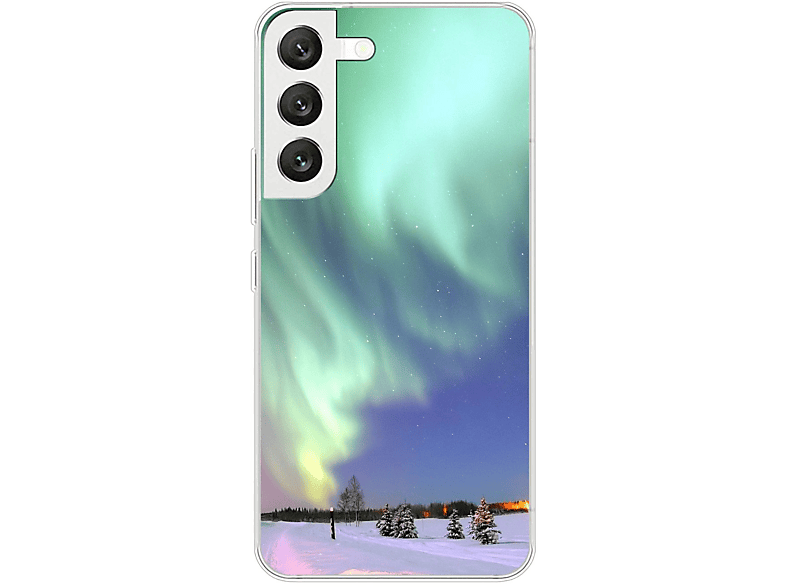 DESIGN 5G, Polarlichter Backcover, Case, Samsung, KÖNIG S22 Galaxy