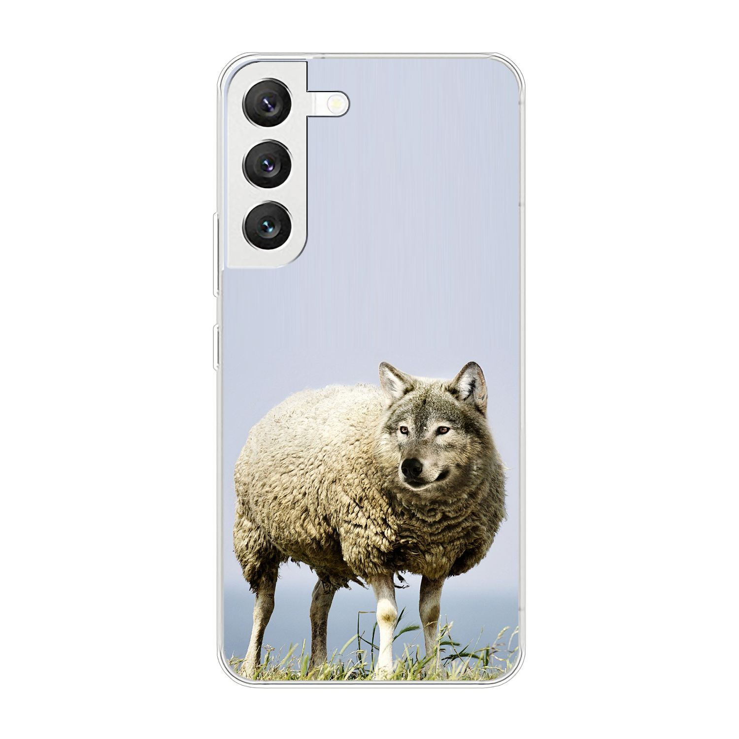 Wolf im Samsung, S22 KÖNIG Backcover, Schafspelz Galaxy 5G, DESIGN Case,