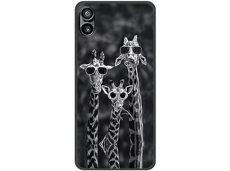 KÖNIG DESIGN Case, Backcover, Nothing, 1, 3 Phone Giraffen