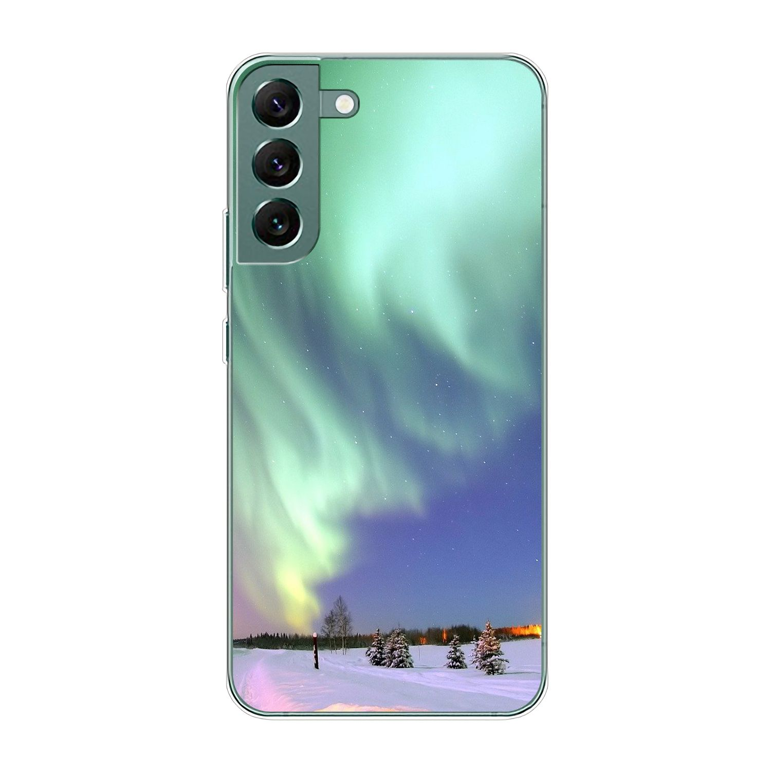 Case, Plus S22 5G, Polarlichter Backcover, DESIGN Samsung, KÖNIG Galaxy