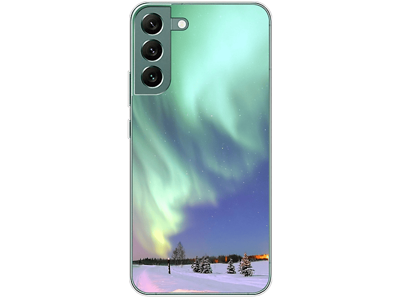 KÖNIG DESIGN S22 Galaxy Backcover, Plus Polarlichter 5G, Case, Samsung