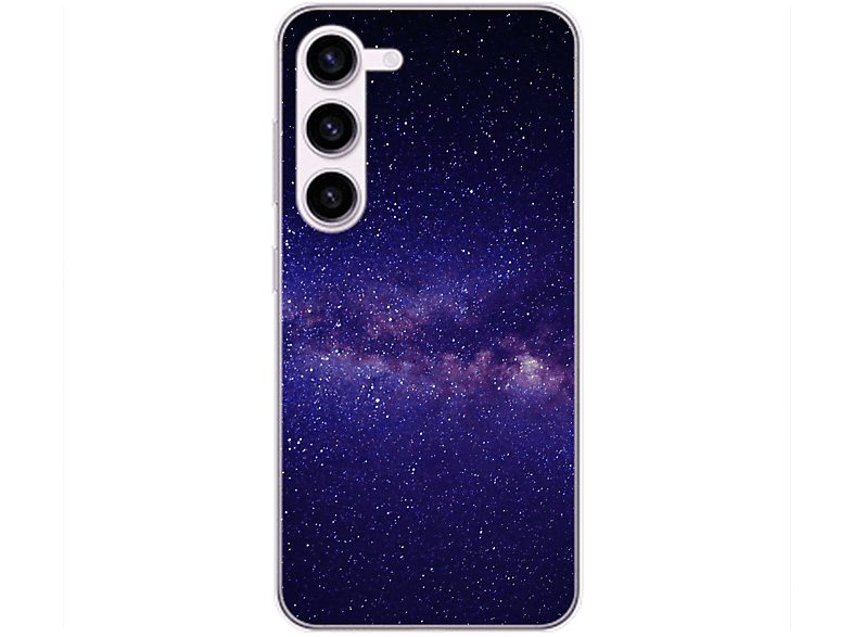 KÖNIG DESIGN Case, S23 Backcover, Samsung, Galaxy Sternenhimmel Plus