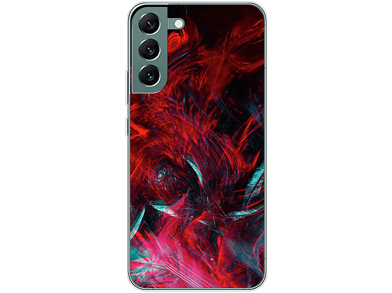 Abstrakt 5G, Plus Backcover, Case, Galaxy S22 Samsung, KÖNIG DESIGN