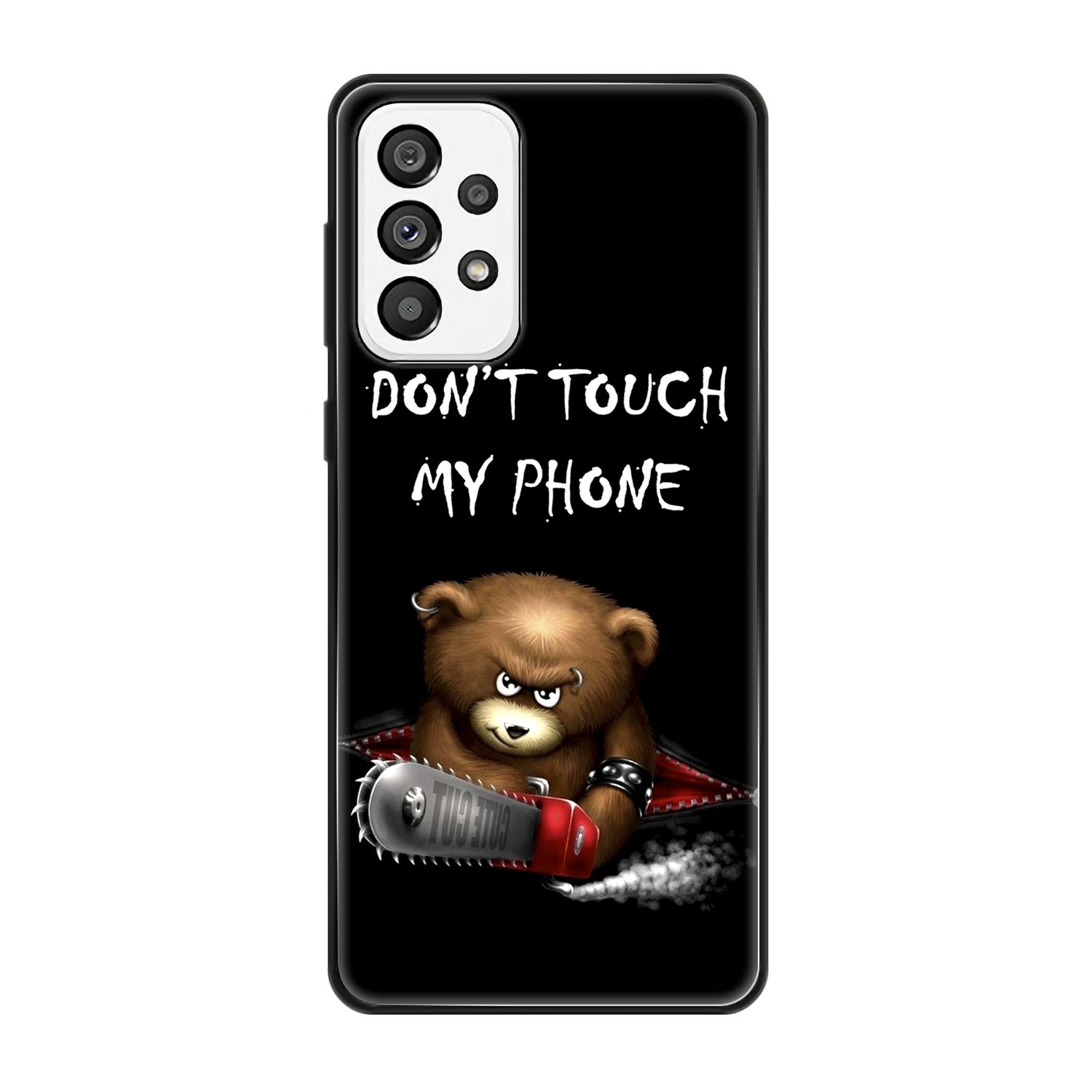 Touch KÖNIG Case, Galaxy Bär Backcover, 5G, Samsung, DESIGN Phone A73 My Dont Schwarz