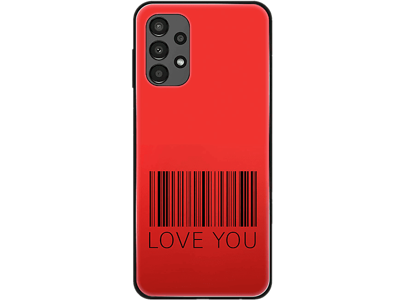 KÖNIG DESIGN Case, 4G, Love You Samsung, A13 Backcover, Galaxy