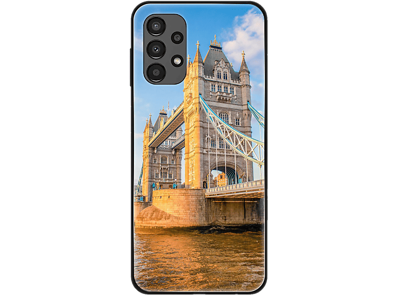 KÖNIG DESIGN Case, Backcover, Samsung, Galaxy A13 4G, Tower Bridge