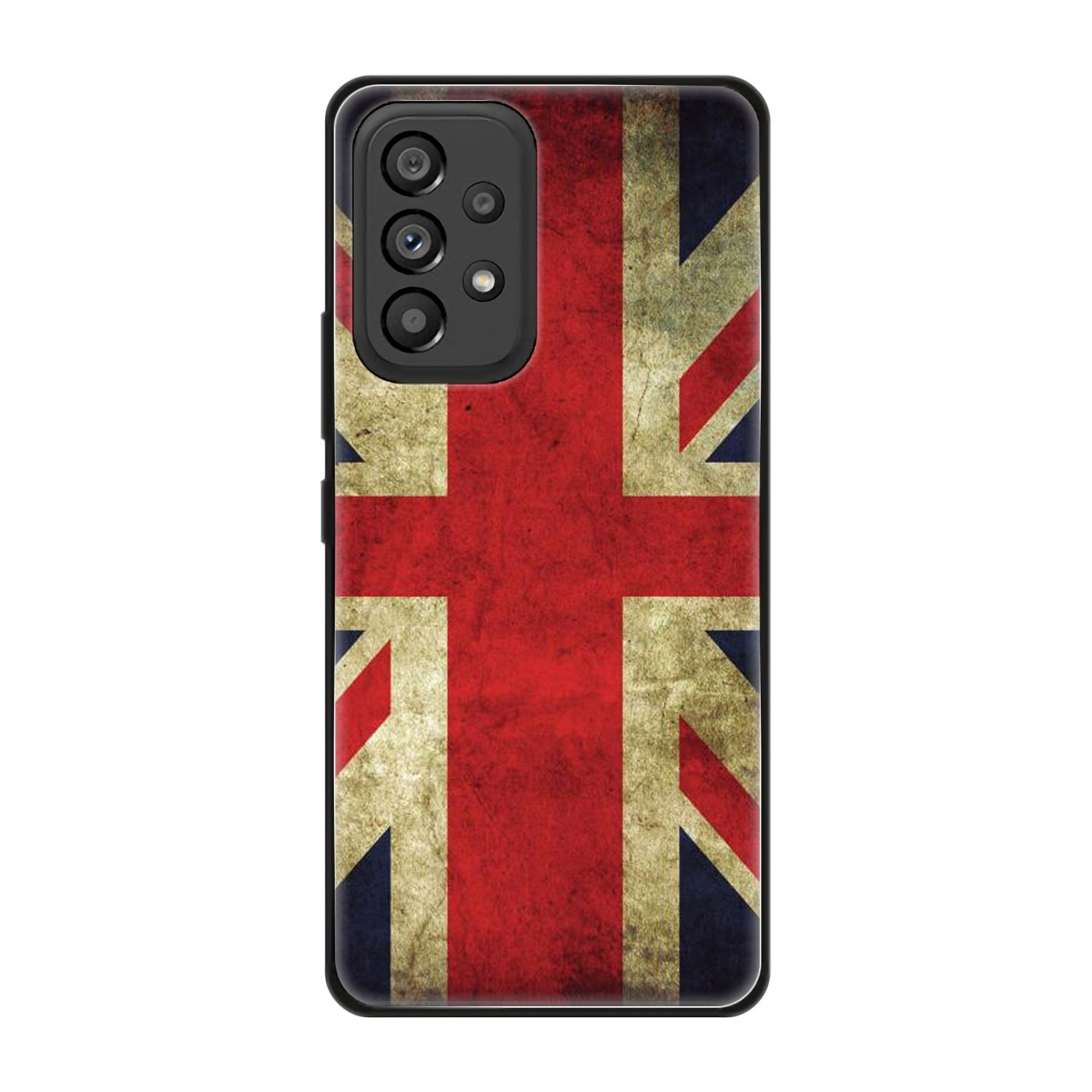 KÖNIG DESIGN Case, Samsung, 5G, Flagge Backcover, England A53 Galaxy
