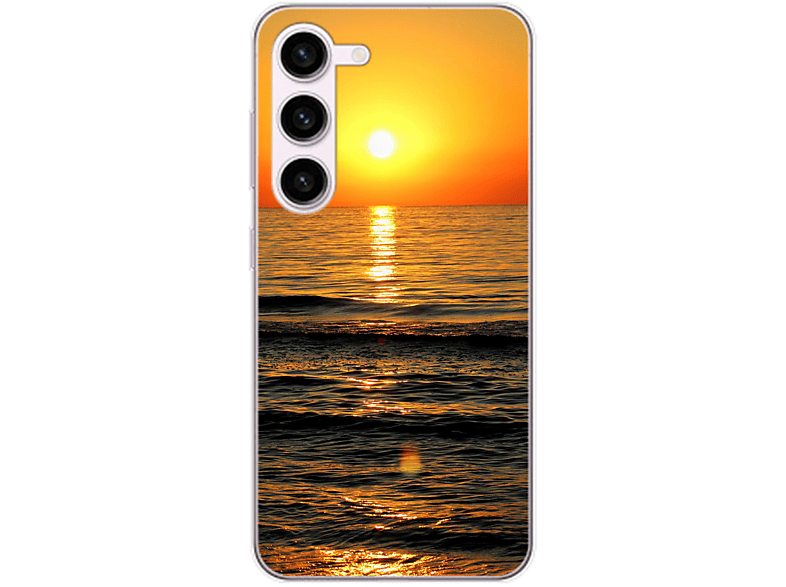 KÖNIG DESIGN Samsung, Sonnenuntergang Case, Galaxy Backcover, S23