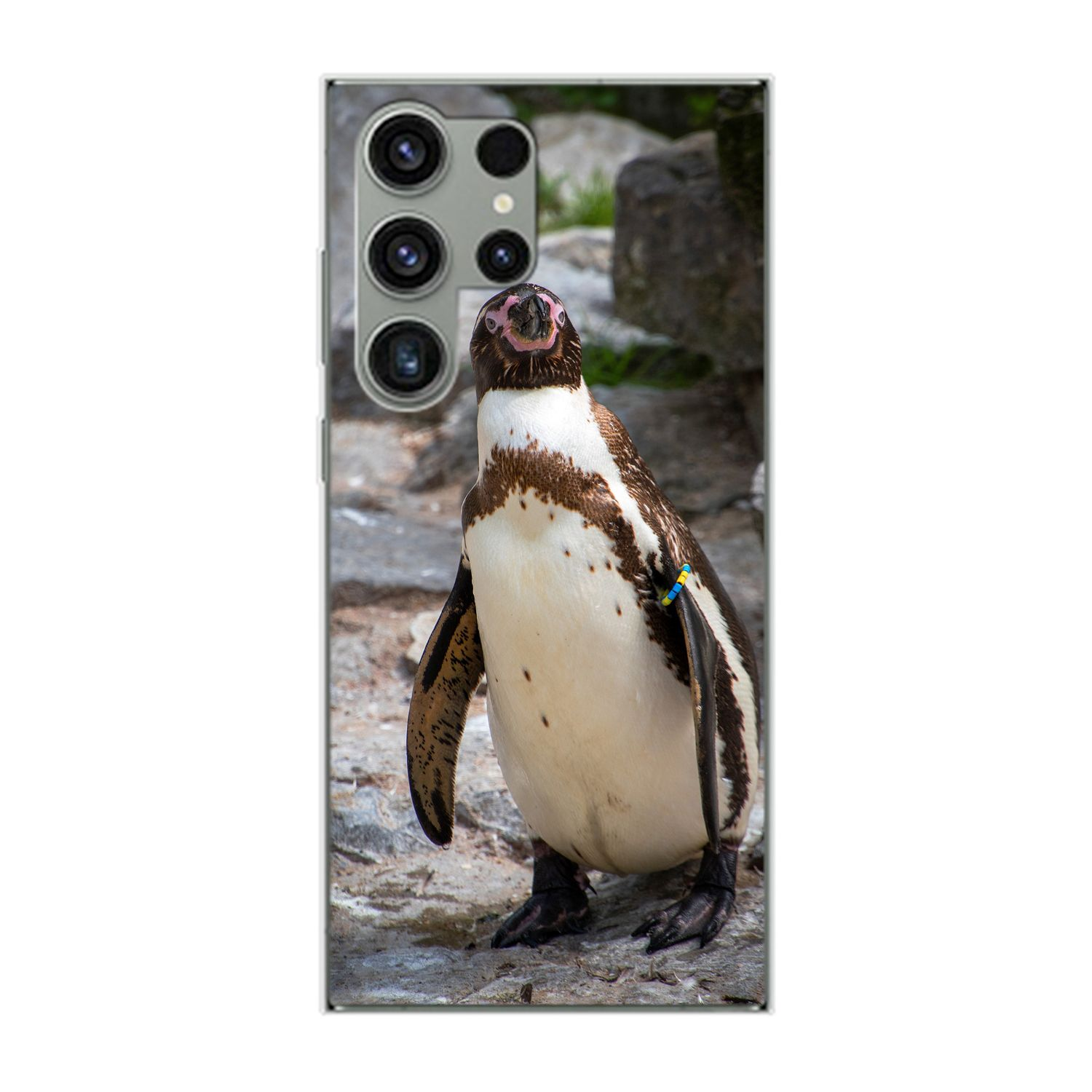 KÖNIG DESIGN Case, Backcover, Samsung, Galaxy S23 Ultra, Pinguin