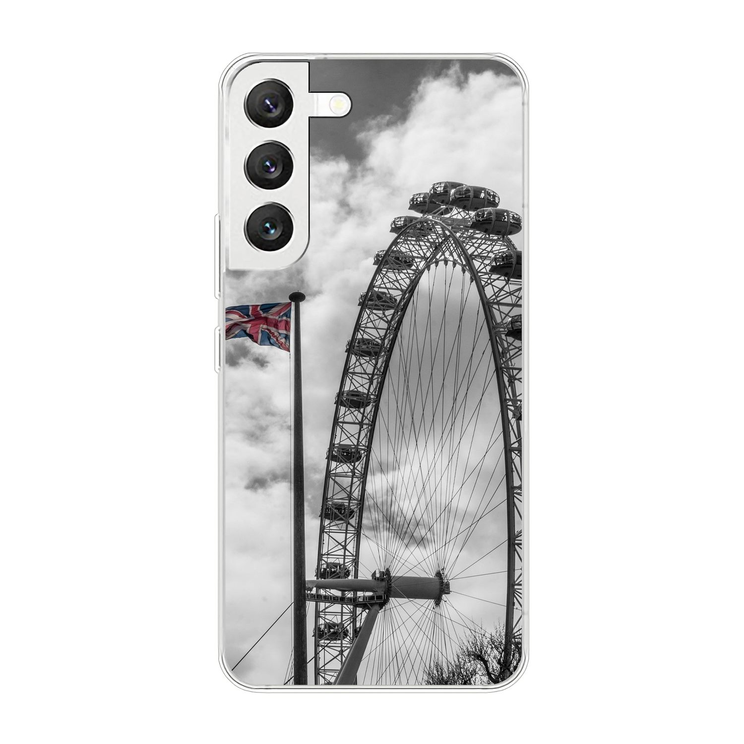 London Case, S22 Backcover, Galaxy Samsung, KÖNIG Riesenrad DESIGN 5G,