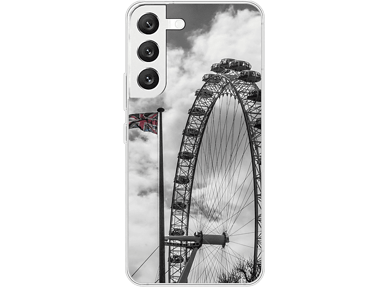 5G, Case, DESIGN Backcover, Riesenrad Samsung, S22 London Galaxy KÖNIG