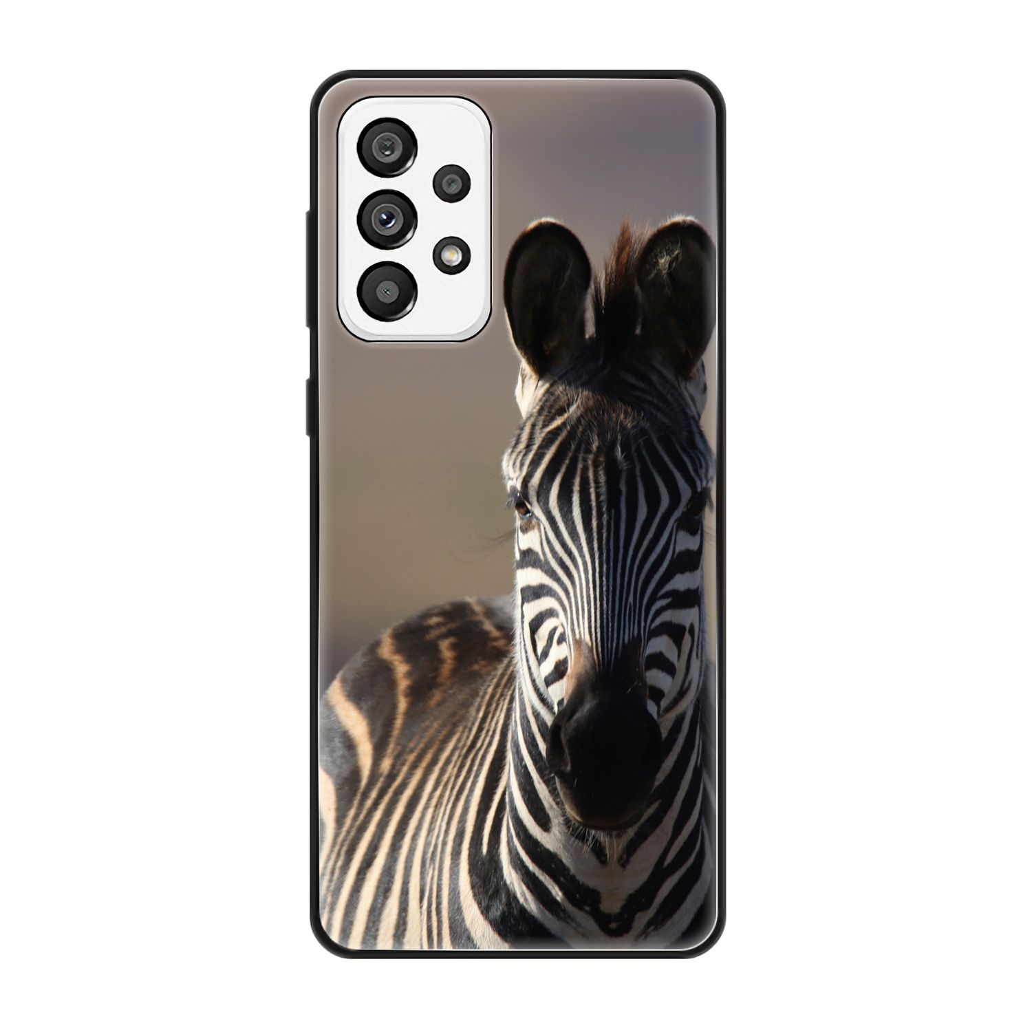 A73 Case, DESIGN KÖNIG 5G, Galaxy Samsung, Backcover, Zebra