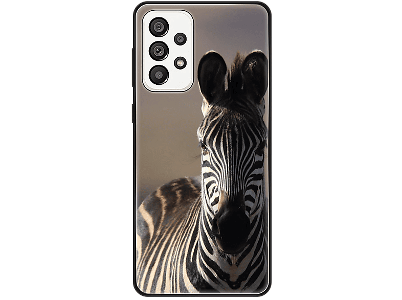KÖNIG DESIGN Case, Backcover, Samsung, Galaxy A73 5G, Zebra