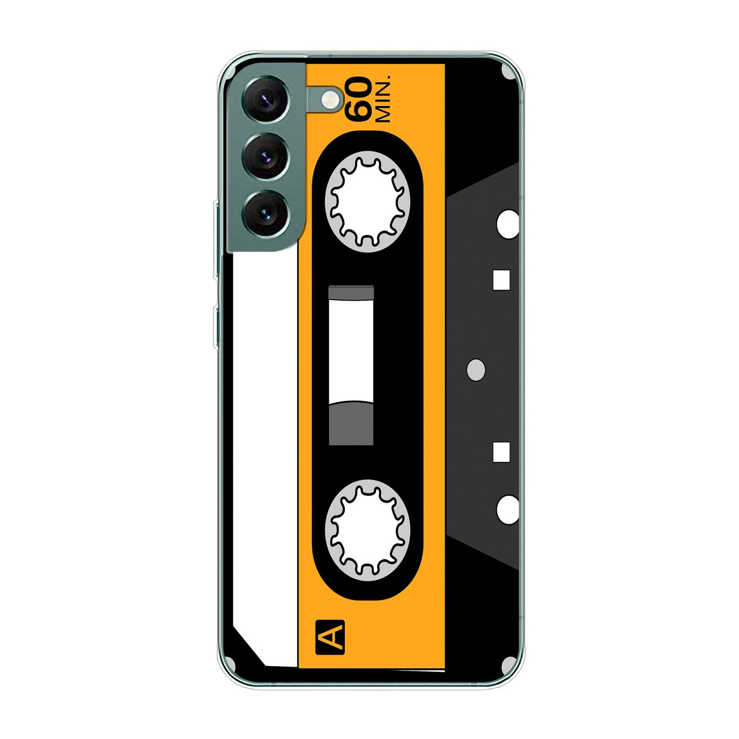 KÖNIG DESIGN Kassette Plus Case, S22 Galaxy Samsung, Retro 5G, Backcover