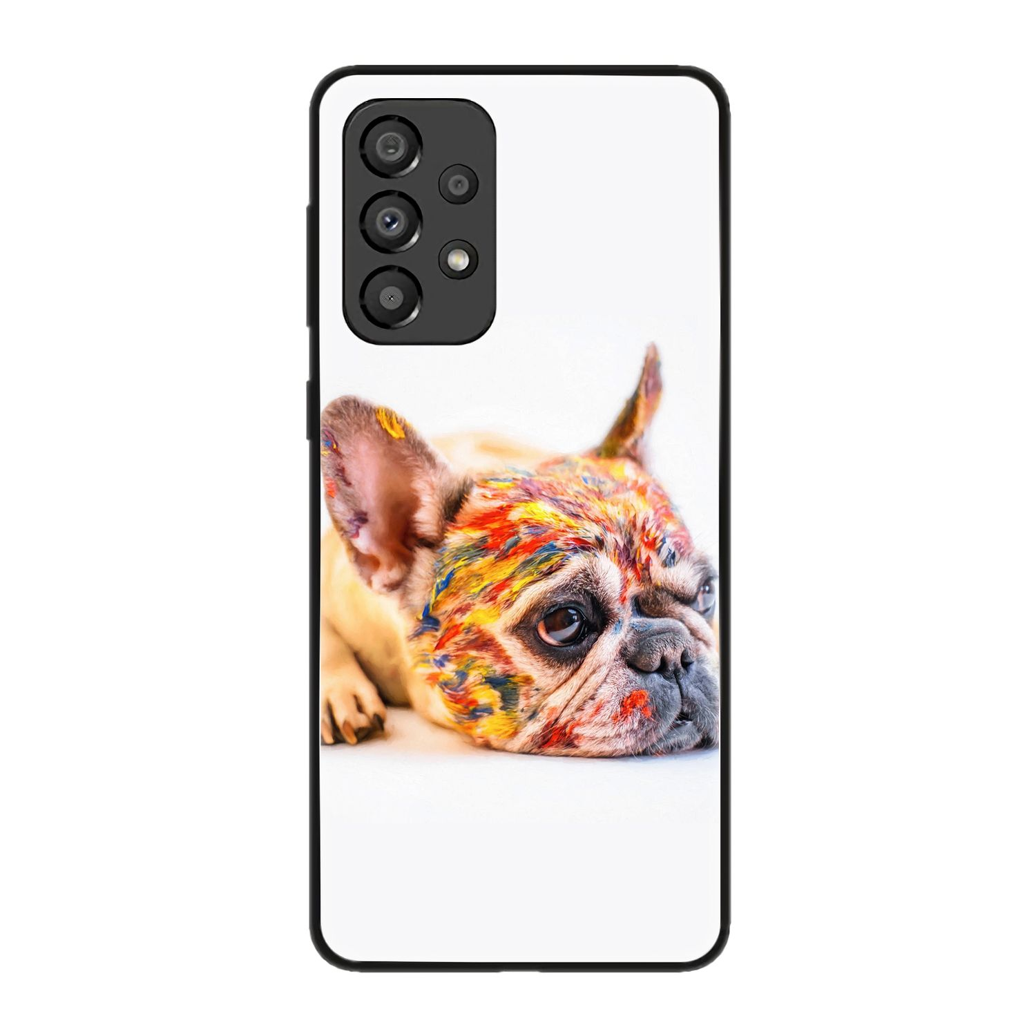 KÖNIG DESIGN Samsung, Galaxy Backcover, A33 Case, 5G, Bulldogge Bunt