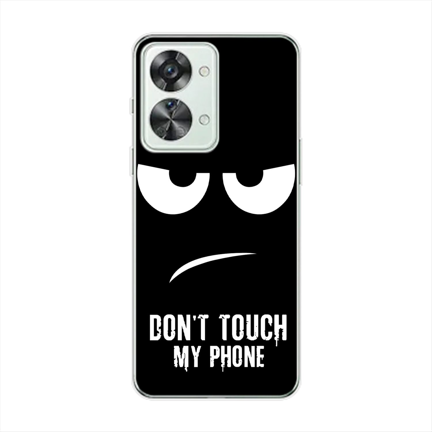 Backcover, DESIGN My Phone Nord Touch Dont Case, KÖNIG 2T, Schwarz OnePlus,