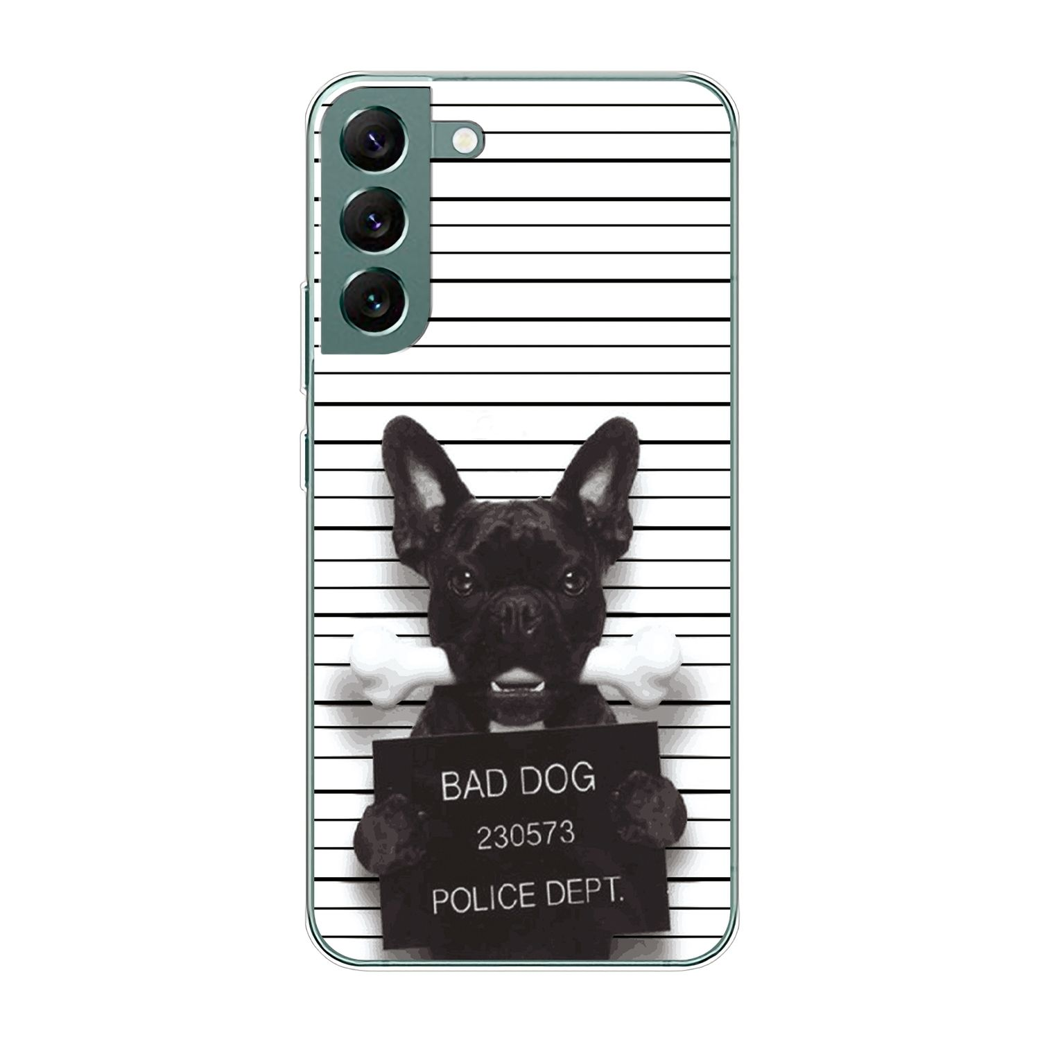 Case, Plus 5G, Dog Bulldogge Galaxy Bad KÖNIG S22 Backcover, DESIGN Samsung,