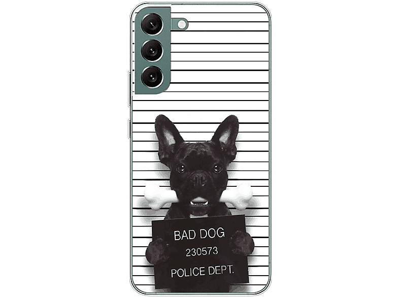 S22 Galaxy Case, Bulldogge Backcover, 5G, Dog Samsung, KÖNIG Bad DESIGN Plus