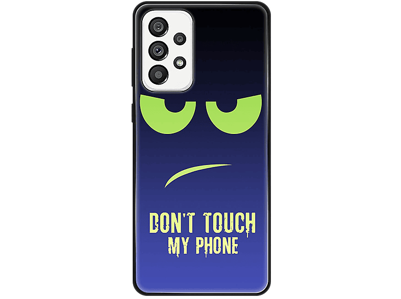 KÖNIG DESIGN Case, Galaxy Touch Backcover, Dont A73 Phone Samsung, My 5G, Grün Blau
