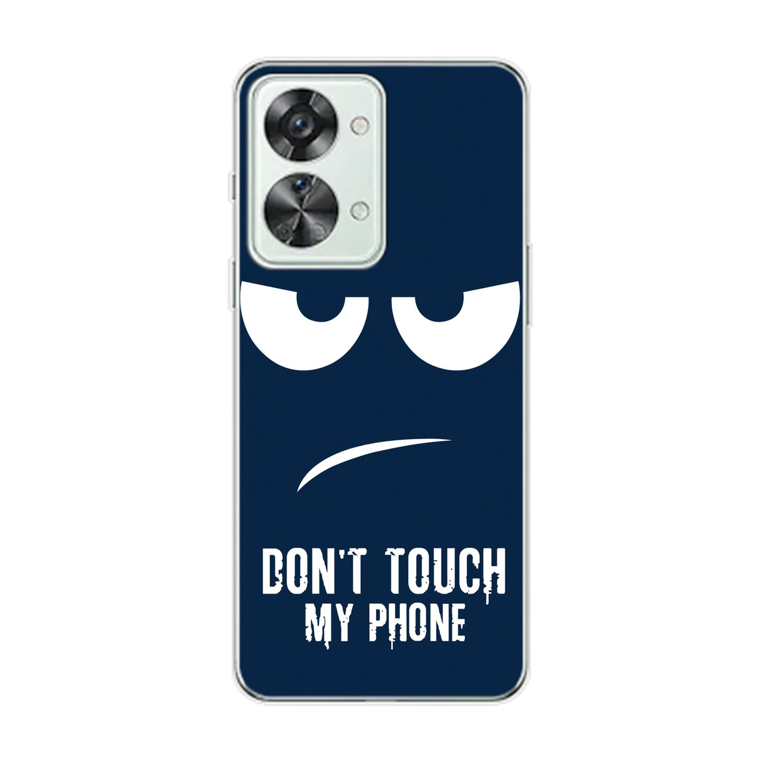 DESIGN Blau OnePlus, Dont My Touch 2T, Nord Phone KÖNIG Case, Backcover,