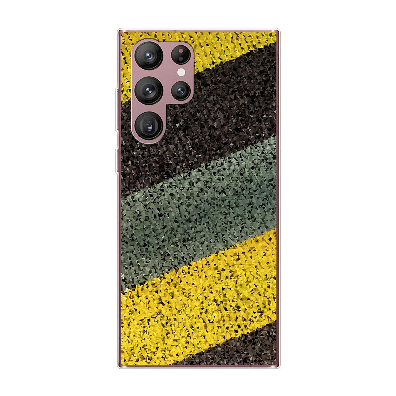 KÖNIG DESIGN Backcover, Samsung, Streifen 5G, Abstrakt Galaxy S22 Ultra Case,