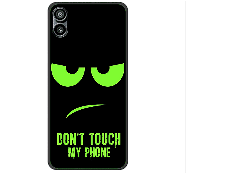 KÖNIG DESIGN Case, My Dont Touch Backcover, Phone Phone 1, Grün Nothing