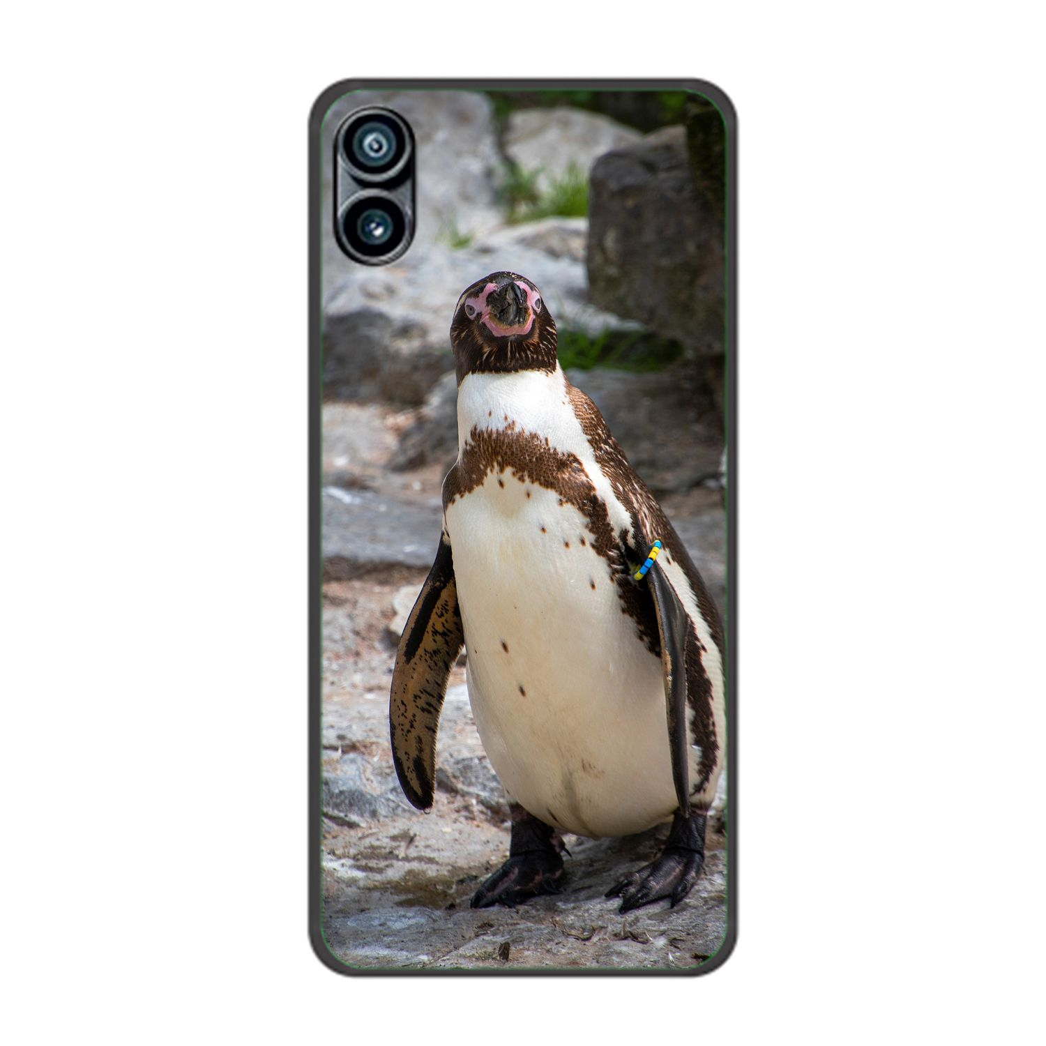 Case, KÖNIG Backcover, DESIGN 1, Pinguin Nothing, Phone