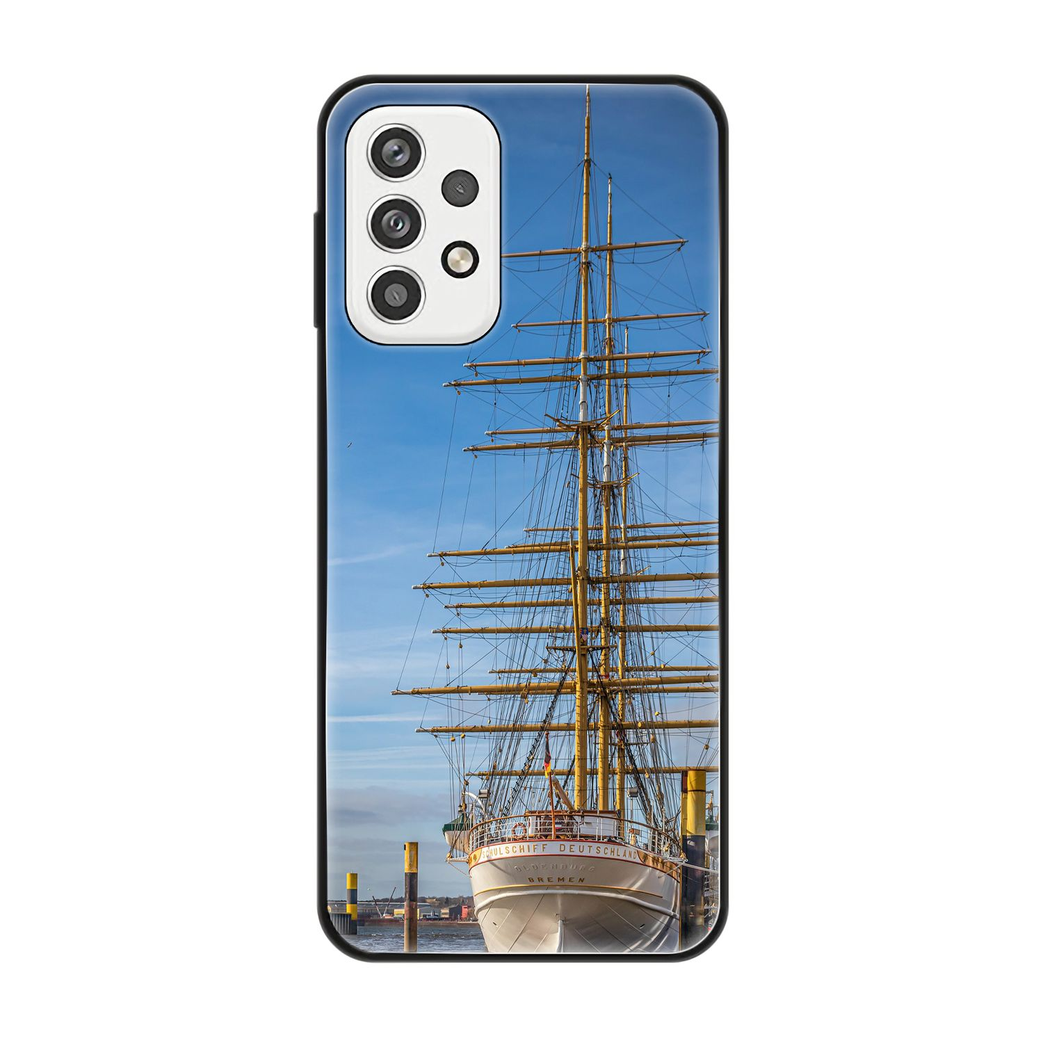 Segelboot Galaxy Case, A23, Backcover, DESIGN KÖNIG Samsung,