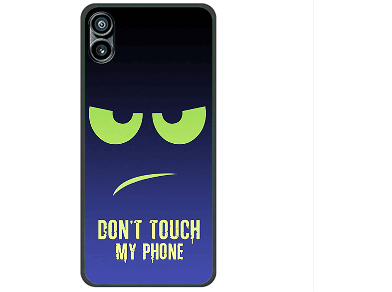 KÖNIG DESIGN Case, Backcover, Phone Phone Blau 1, My Grün Touch Dont Nothing