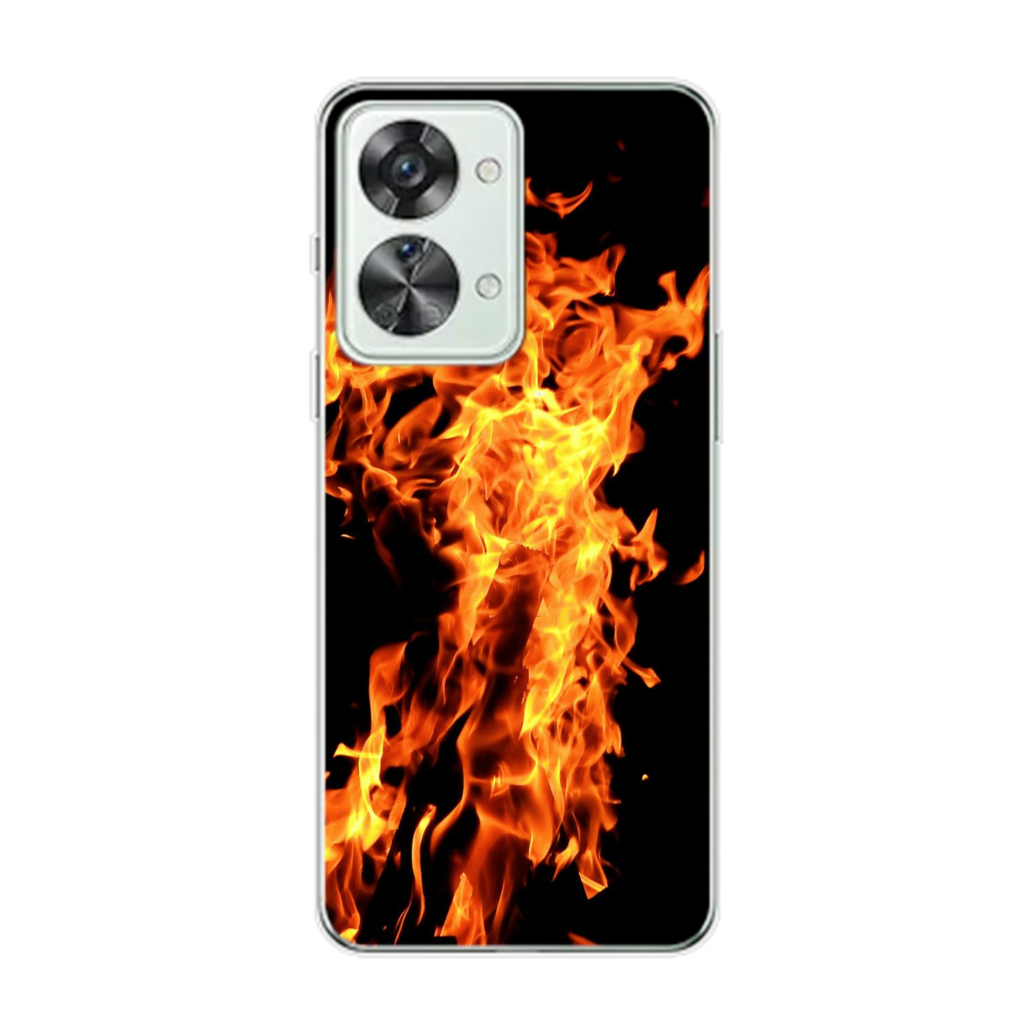 Feuer DESIGN KÖNIG OnePlus, Backcover, Nord 2T, Case,