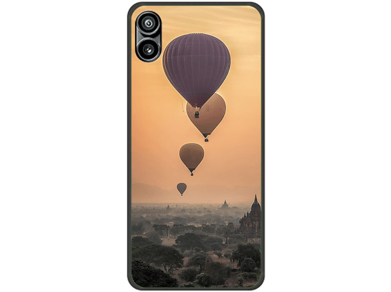 DESIGN Backcover, Case, Phone 1, KÖNIG Nothing, Heißluftballons