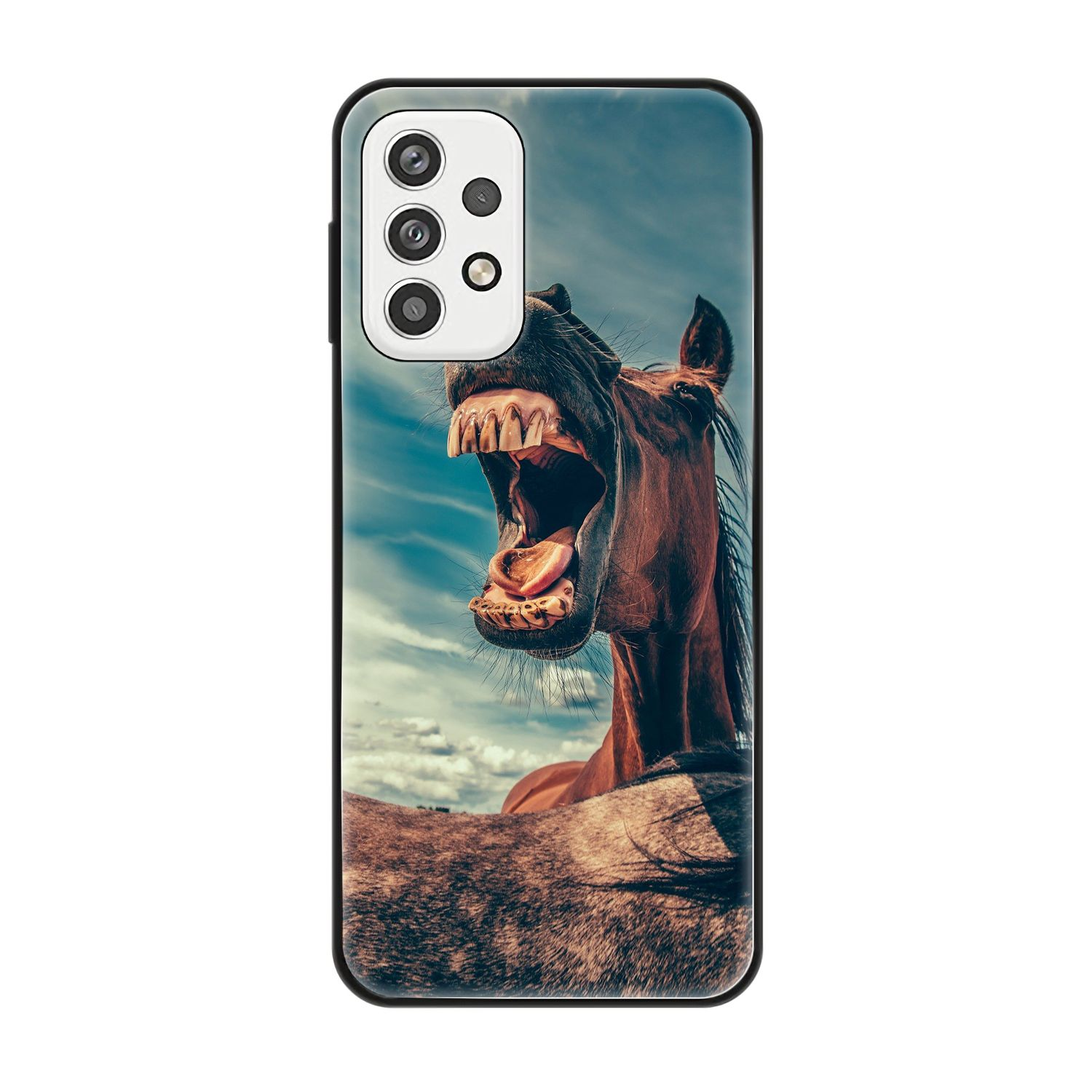 KÖNIG DESIGN Case, Backcover, Samsung, Galaxy Pferd Lustiges A23