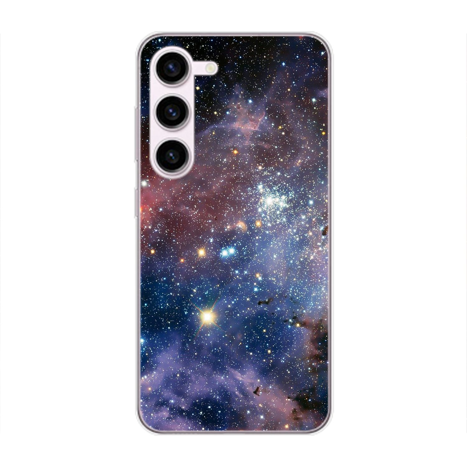 KÖNIG DESIGN Case, Backcover, S23, Universum Galaxy Samsung