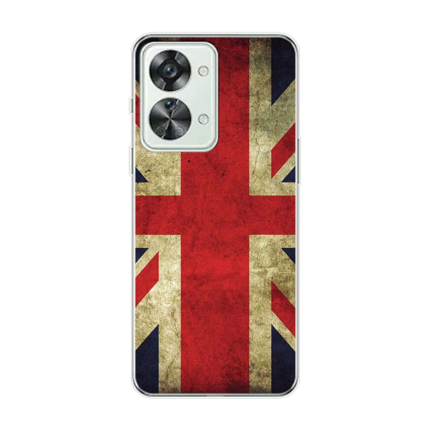 DESIGN Backcover, OnePlus, Case, 2T, England KÖNIG Flagge Nord
