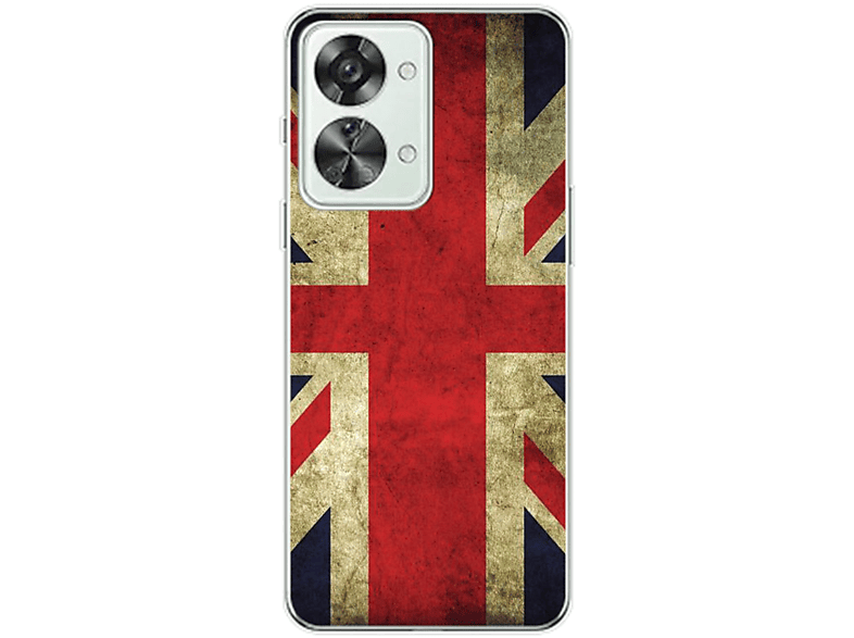 Case, Backcover, OnePlus, KÖNIG 2T, Nord England DESIGN Flagge