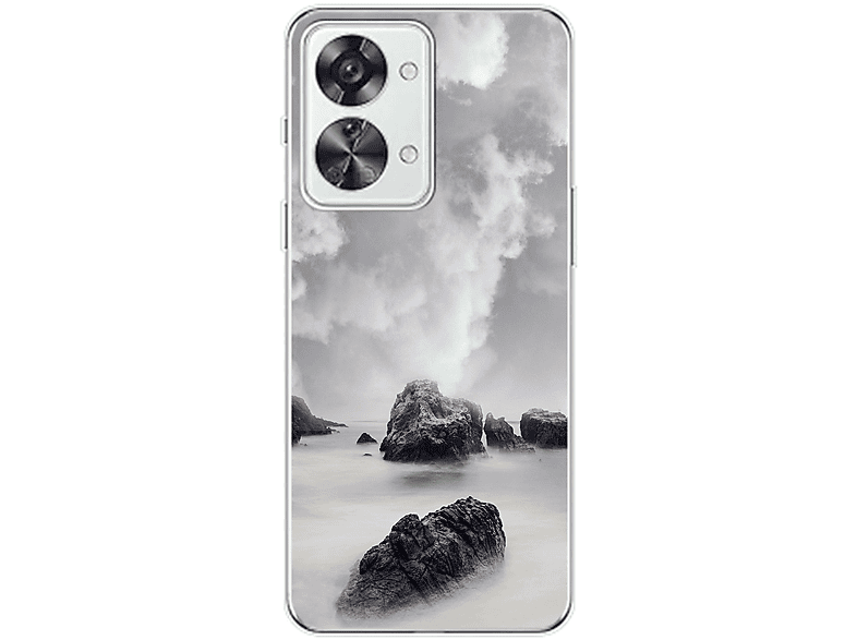 DESIGN Case, KÖNIG Felsen OnePlus, Backcover, 2T, Wolken Nord