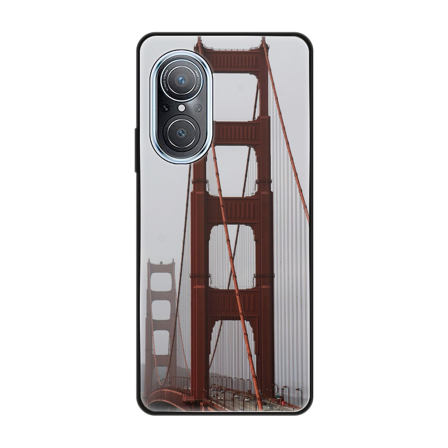 KÖNIG DESIGN Case, nova 9 Backcover, Bridge SE, Huawei, Golden Gate