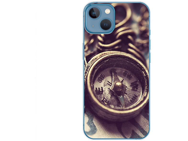 Kompass Backcover, KÖNIG DESIGN Case, Plus, Apple, iPhone 14