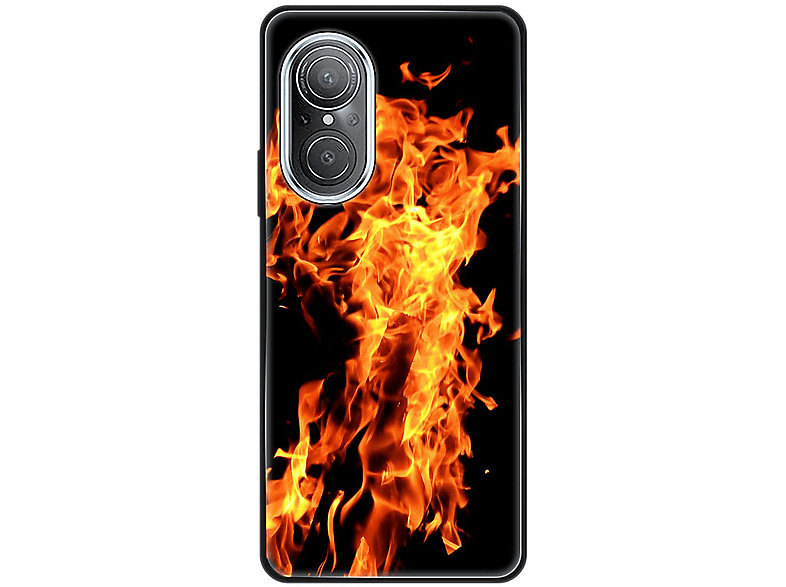 Feuer Backcover, SE, Case, nova Huawei, 9 DESIGN KÖNIG