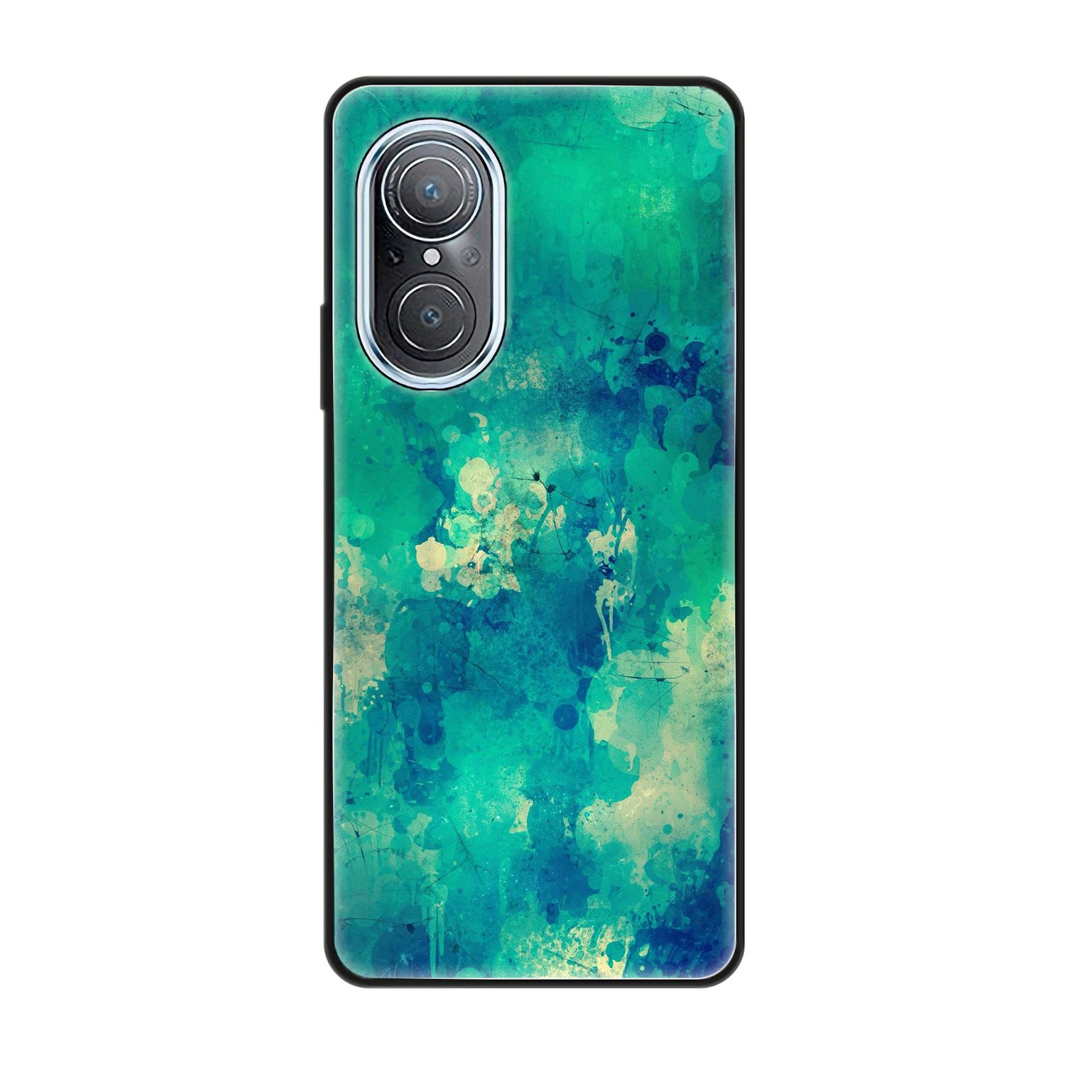 KÖNIG DESIGN Case, Backcover, Huawei, SE, 9 Aquarell nova