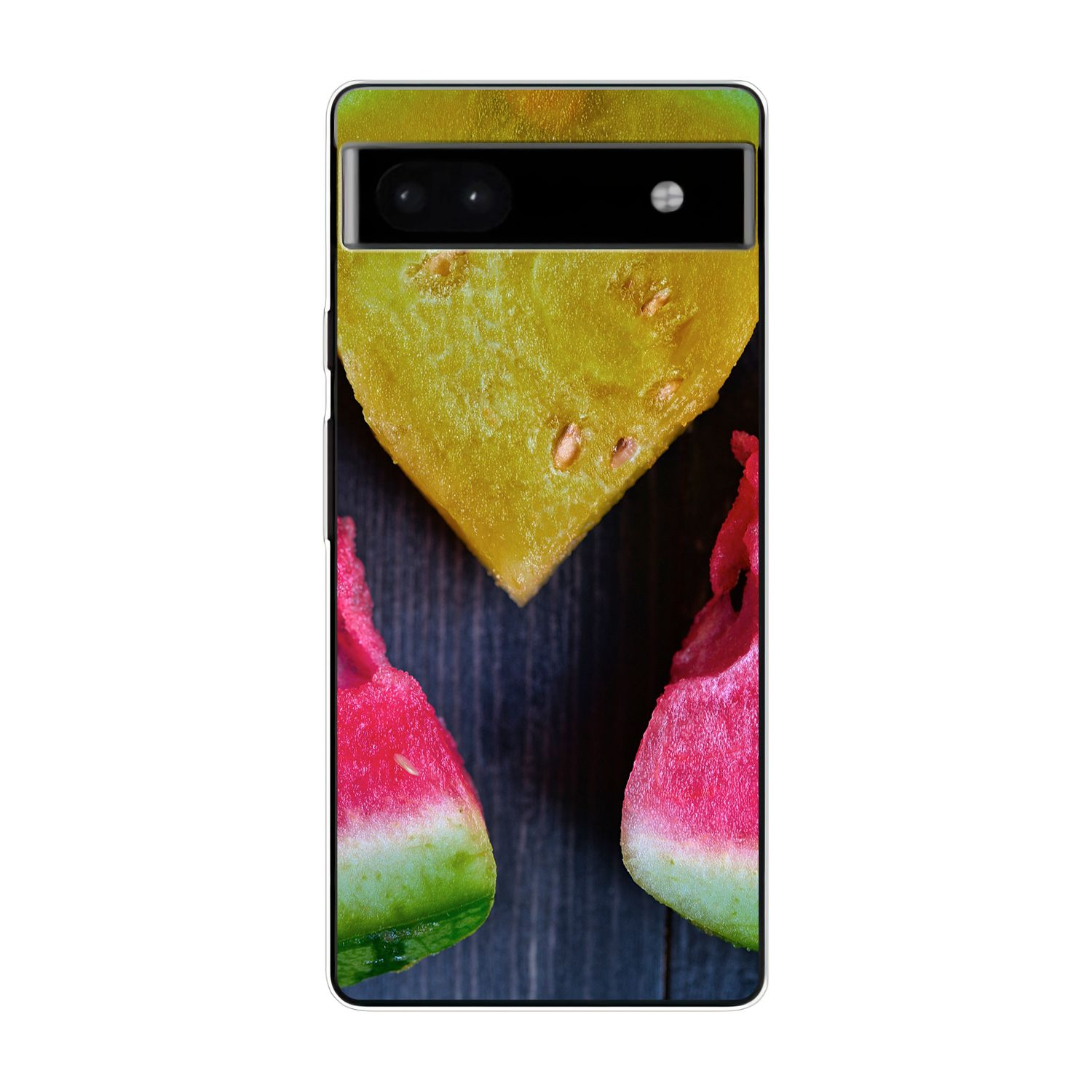 Wassermelone Pixel Case, Backcover, 6A, Google, DESIGN KÖNIG