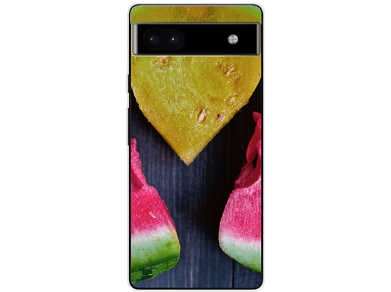 Wassermelone Pixel Case, Backcover, 6A, Google, DESIGN KÖNIG