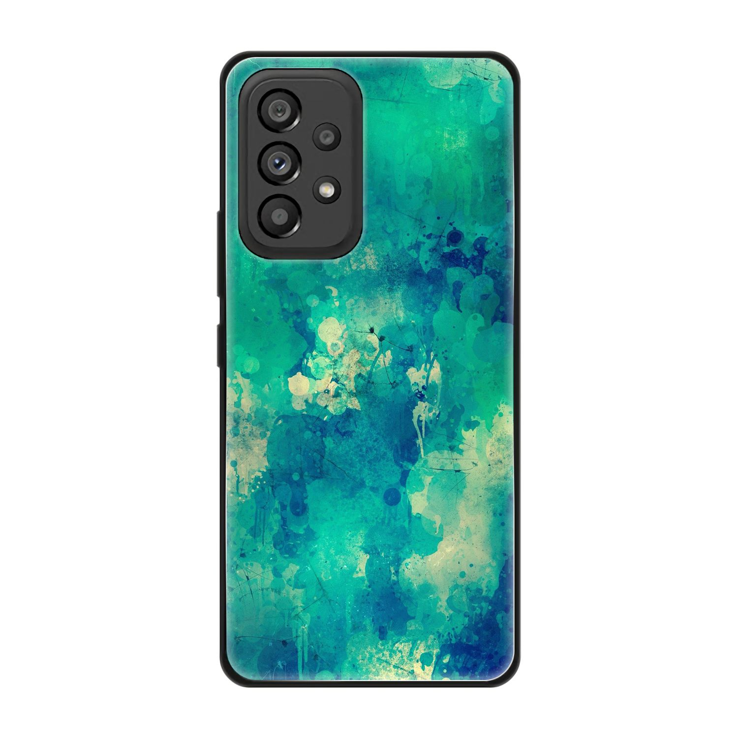 Samsung, 5G, Backcover, DESIGN A53 KÖNIG Aquarell Case, Galaxy